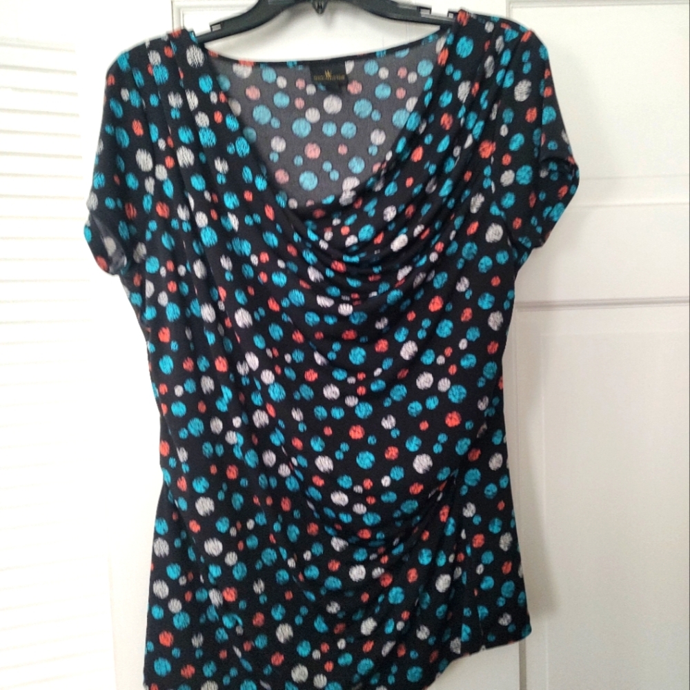 Worthington Drape Neck Top